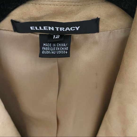 Ellen Tracy Suede Leather Jacket - Picture 6 of 13